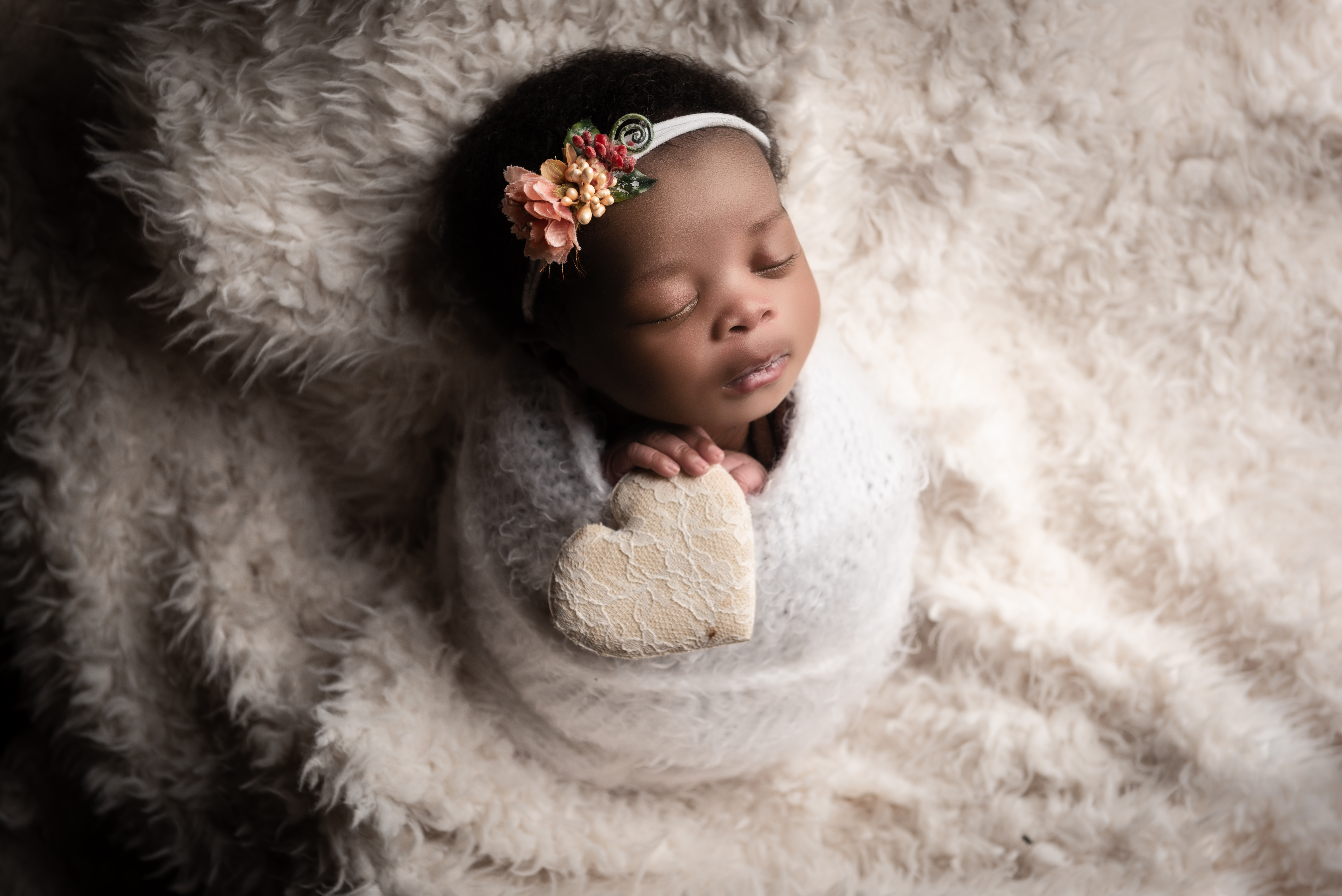 Baby sleeping, taken by photographer in Edinburgh